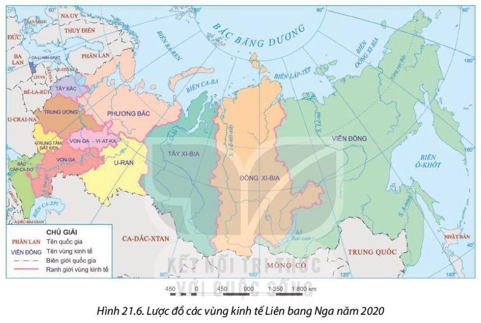 Địa 11 Kết nối tri thức Bài 21: Kinh tế Liên Bang Nga