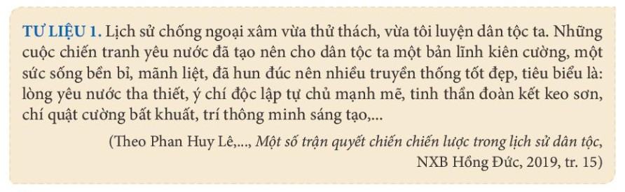 Lịch sử 11 Kết nối tri thức Bài 7: Khái quát về chiến tranh bảo vệ tổ quốc trong lịch sử Việt Nam