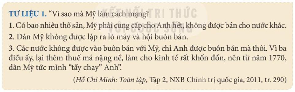 Lịch sử 11 Kết nối tri thức Bài 1: Một số vấn đề chung về cách mạng tư sản