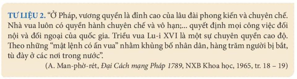 Lịch sử 11 Kết nối tri thức Bài 1: Một số vấn đề chung về cách mạng tư sản