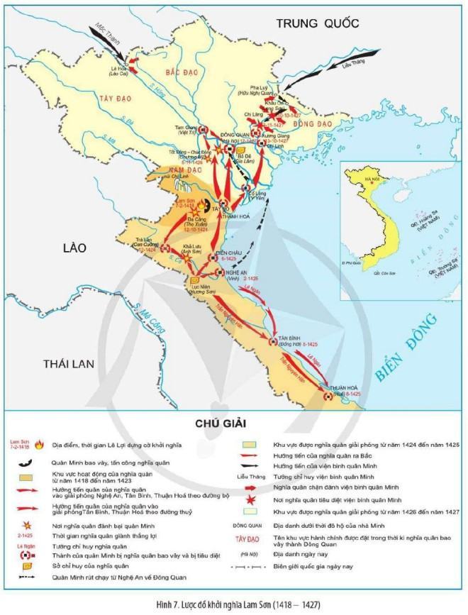 Giải Sử 11 Cánh Diều Bài 8: Một số cuộc khởi nghĩa và chiến tranh giải phóng trong lịch sử Việt Nam (từ thế kỉ III TCN đến cuối thế kỉ XIX)