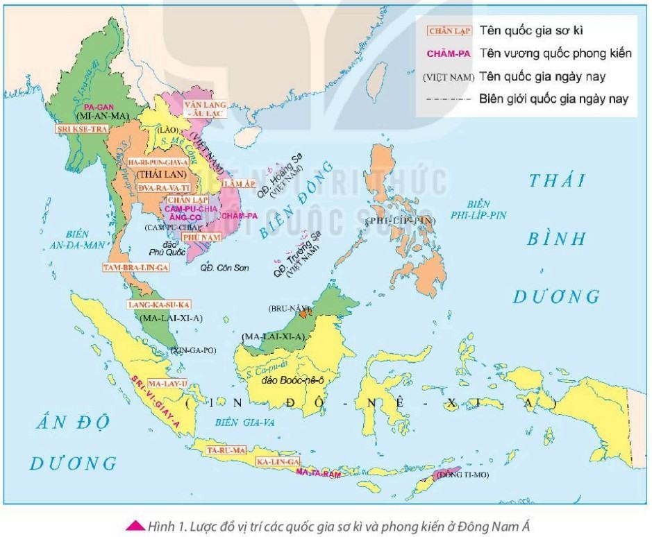 Lịch sử 6 Kết nối tri thức Bài 12: Sự hình thành và bước đầu phát triển của các vương quốc phong kiến ở Đông Nam Á (từ thế kỉ VII đến thế kỉ X)