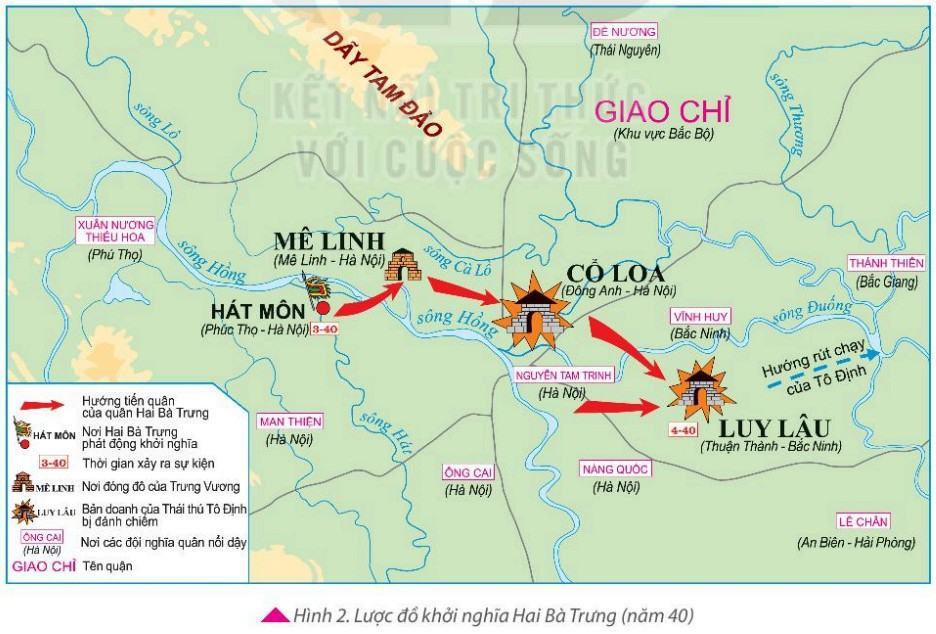 Lịch sử 6 Kết nối tri thức Bài 16: Các cuộc khởi nghĩa tiêu biểu giành độc lập trước thế kỉ X