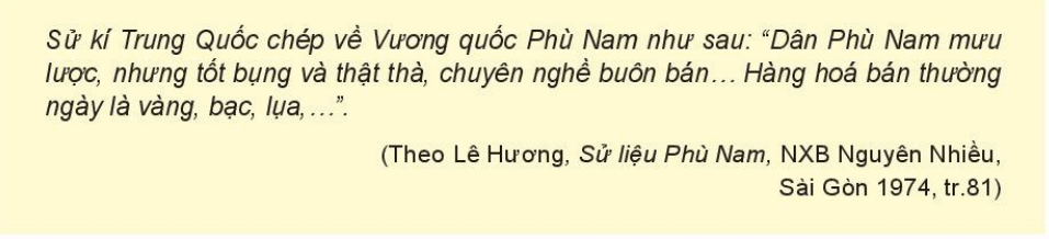 Lịch sử 6 Kết nối tri thức Bài 20: Vương quốc Phù Nam