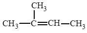 Thực hiện phản ứng tách hydrogen bromide của hợp chất 2 - bromo - 2 - methylbutane