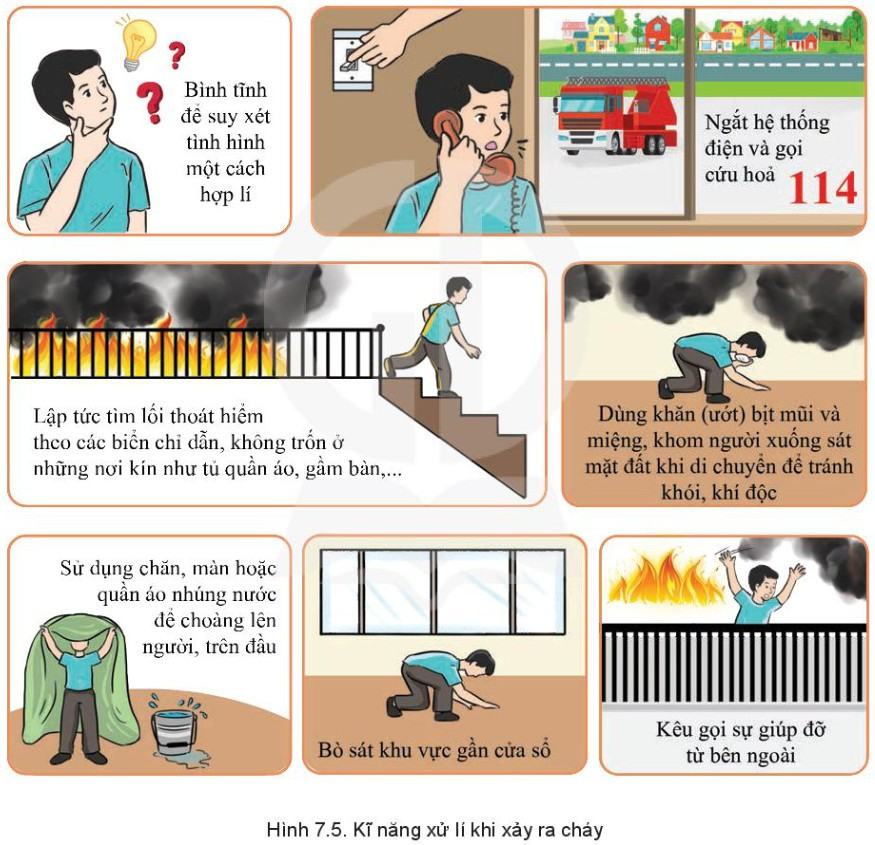 GDQP 10 Kết nối tri thức Bài 7: Thường thức phòng tránh một số loại bom, mìn, đạn, vũ khí hóa học, vũ khí sinh học, vũ khí công nghệ cao, thiên tai, dịch bệnh và cháy nổ