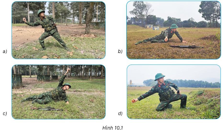 Giáo dục Quốc phòng 11 Cánh diều Bài 10: Kĩ thuật sử dụng lựu đạn