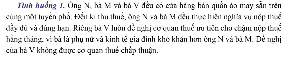 Kinh tế Pháp luật 11 Cánh diều Bài 10: Quyền bình đẳng của công dân trước pháp luật