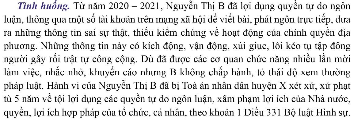 Kinh tế Pháp luật 11 Cánh diều Bài 20: Quyền và nghĩa vụ công dân về tự do ngôn luận, báo chí và tiếp cận thông tin