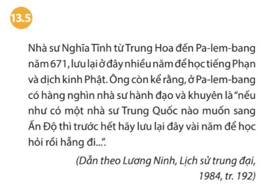 Lịch sử 6 Chân trời sáng tạo Bài 13: Giao lưu thương mại và văn hóa ở Đông Nam Á từ đầu công nguyên đến thế kỉ X