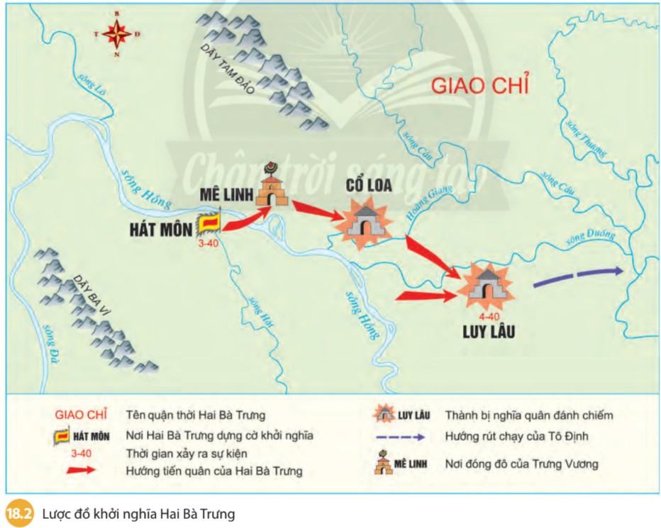 Lịch sử 6 Chân trời sáng tạo Bài 18: Các cuộc đấu tranh giành độc lập dân tộc trước thế kỉ X