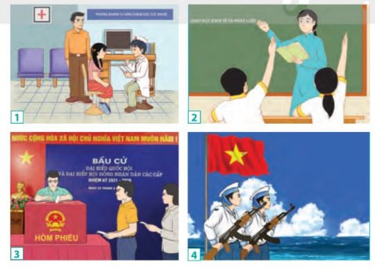 Kinh tế Pháp luật 10 Chân trời sáng tạo Bài 22: Nội dung cơ bản của Hiến pháp nước cộng hòa xã hội chủ nghĩa Việt Nam năm 2013 về quyền con người, quyền và nghĩa vụ cơ bản của công dân