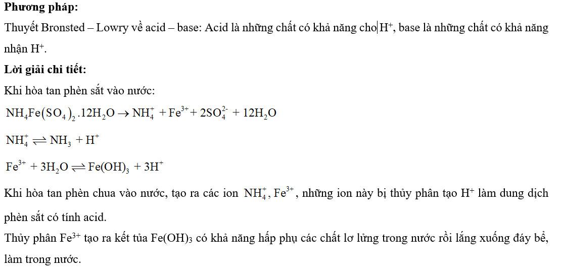Hóa 11 Cánh diều Bài 2: Sự điện li trong dung dịch nước. Thuyết Br∅nsted – Lowry về acid - base