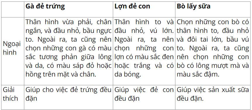 Công nghệ Chăn nuôi 11 Cánh Diều Bài 6: Chọn giống vật nuôi