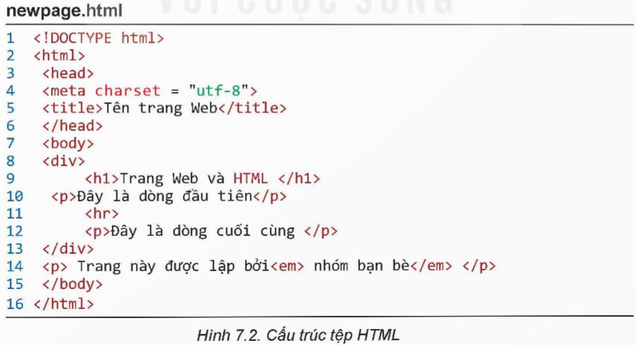 Tin 12 Kết nối tri thức Bài 7: HTML và cấu trúc trang web