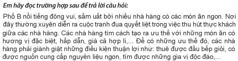 Kinh tế Pháp luật 11 Kết nối tri thức Bài 1: Cạnh tranh trong nền kinh tế thị trường