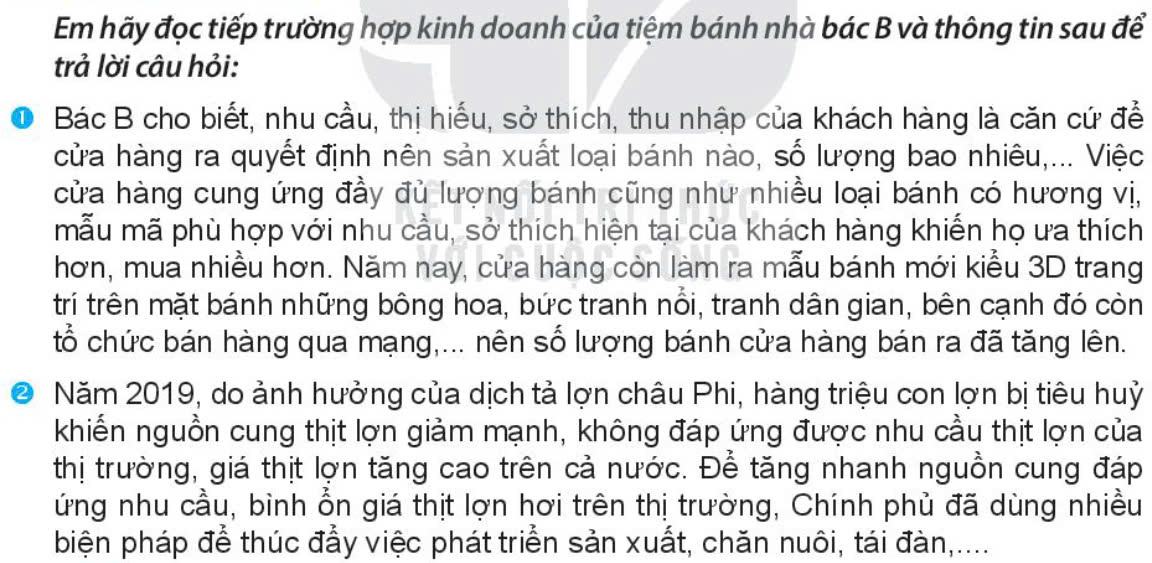 Kinh tế Pháp luật 11 Kết nối tri thức Bài 2: Cung - cầu trong nền kinh tế thị trường