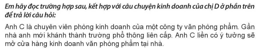 Kinh tế Pháp luật 11 Kết nối tri thức Bài 6: Ý tưởng, cơ hội kinh doanh và các năng lực cần thiết của người kinh doanh