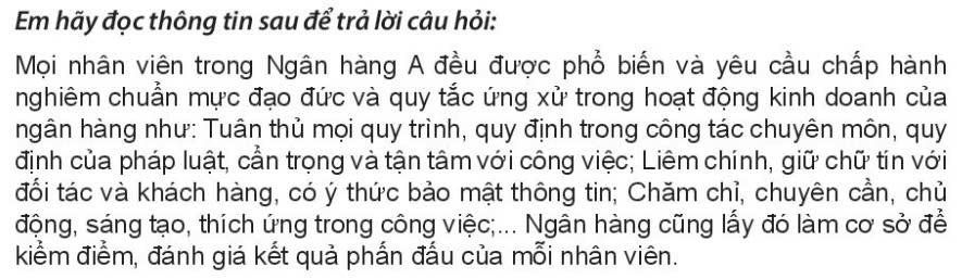 Kinh tế Pháp luật 11 Kết nối tri thức Bài 7: Đạo đức kinh doanh