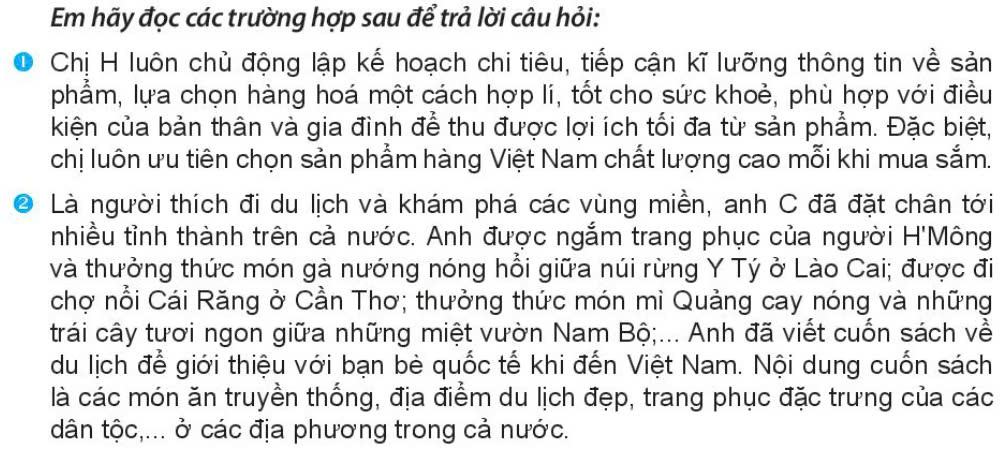 Kinh tế Pháp luật 11 Kết nối tri thức Bài 8: Văn hóa tiêu dùng