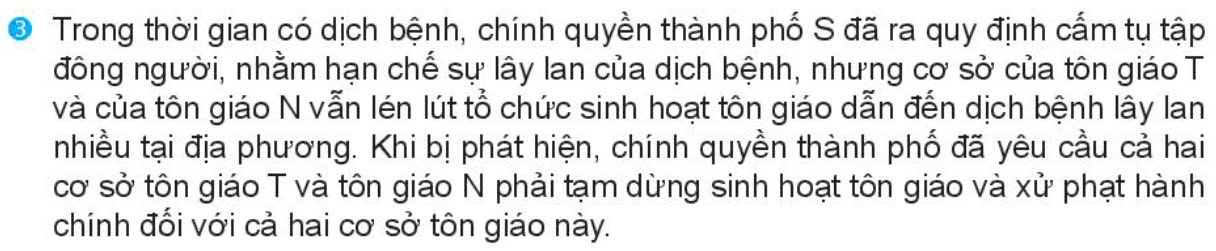 Kinh tế Pháp luật 11 Kết nối tri thức Bài 12: Quyền bình đẳng giữa các tôn giáo