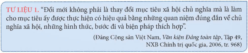 Sử 12 Kết nối tri thức Bài 10: Khái quát về công cuộc Đổi mới từ năm 1986 đến nay