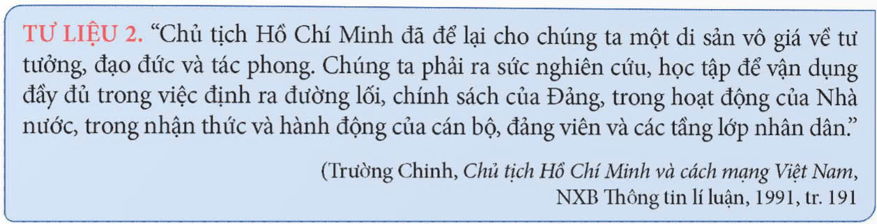 Sử 12 Kết nối tri thức Bài 17: Dấu ấn Hồ Chí Minh trong lòng nhân dân thế giới và Việt Nam