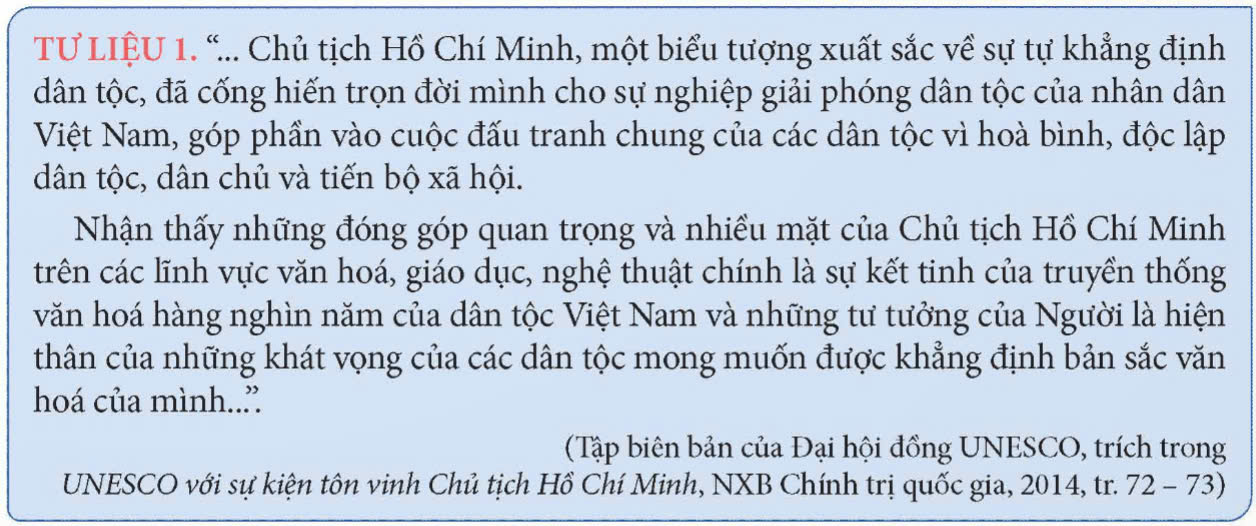 Sử 12 Kết nối tri thức Bài 17: Dấu ấn Hồ Chí Minh trong lòng nhân dân thế giới và Việt Nam