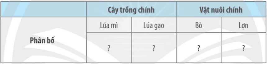 Địa Lí 10 Chân trời sáng tạo Bài 28: Thực hành: Tìm hiểu sự phát triển và phân bố ngành nông nghiệp, lâm nghiệp, thủy sản